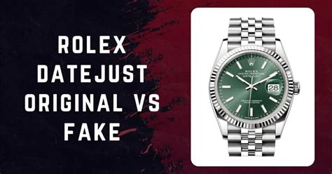 Rolex Datejust: Original vs. Fake – A Guide to Spotting Counterfeits